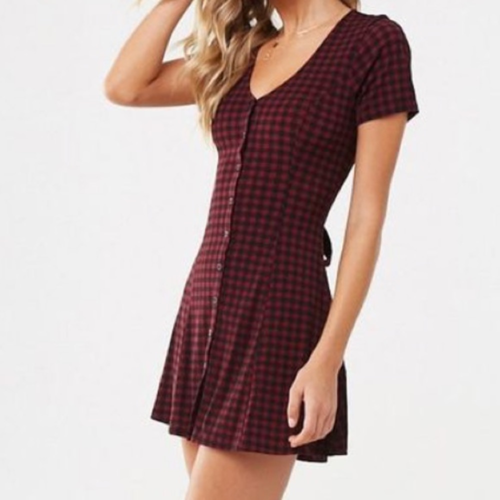 Forever 21 Checkered Mini Dress - S Rare Find!